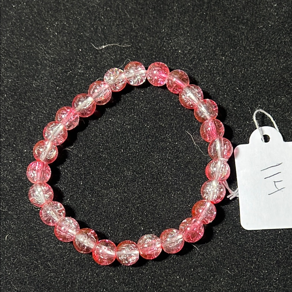 Hand Crafted Pink Beaded Bracelet Classic Style